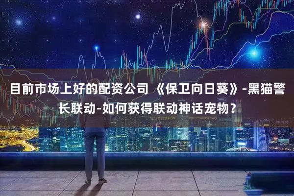 目前市场上好的配资公司 《保卫向日葵》-黑猫警长联动-如何获得联动神话宠物？